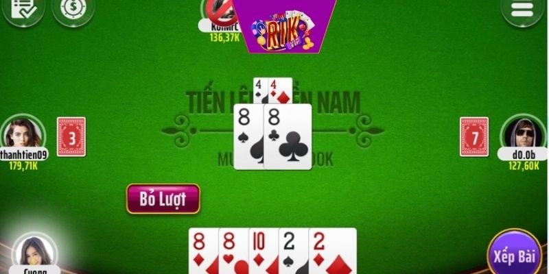 Hướng dẫn tham gia chơi game bài tiến lên miền nam RIKVIP